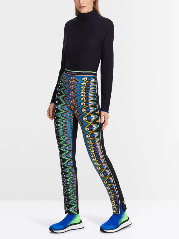 Marc Cain Modell SOFIA - Schlupfhose mit Print Letzter Tag