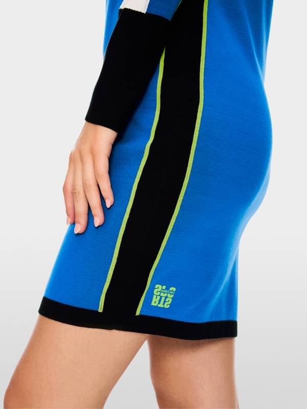 Marc Cain Mini-Strickkleid in Colorblocking Bis zu 50% Rabatt
