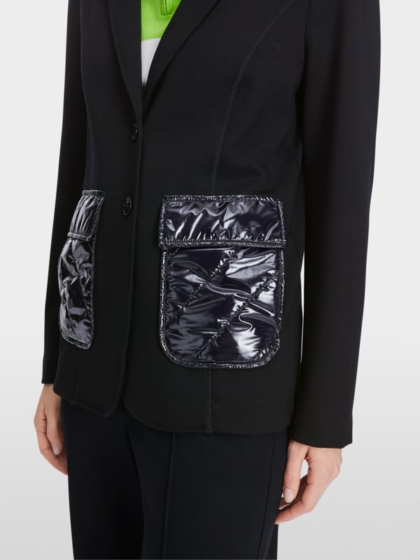 Marc Cain Jersey-Blazer in Materialmix Vierteljährliche Förderung