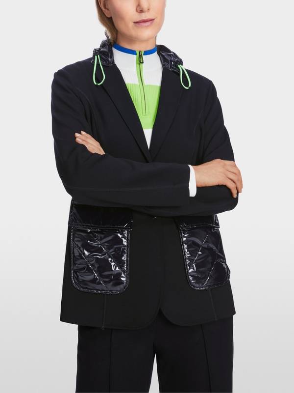 Marc Cain Jersey-Blazer in Materialmix Vierteljährliche Förderung