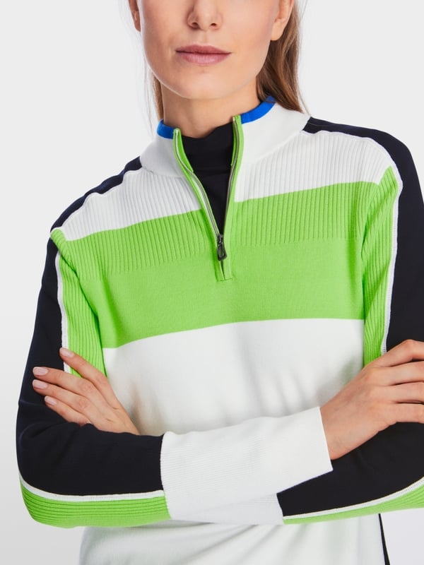 Marc Cain Sweater mit Colorblocking Discount Store für neue Produkte