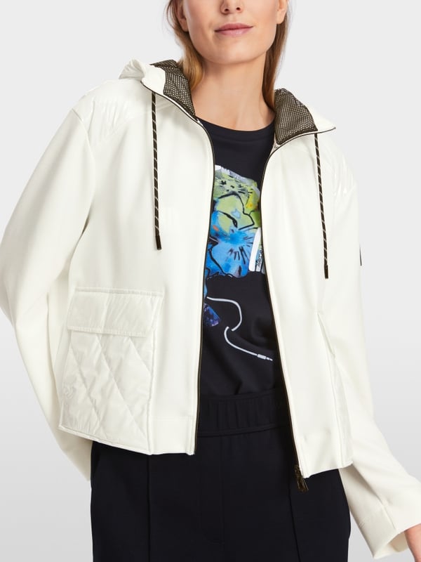 Marc Cain Zippjacke mit Kapuze Nur noch ein Tag übrig