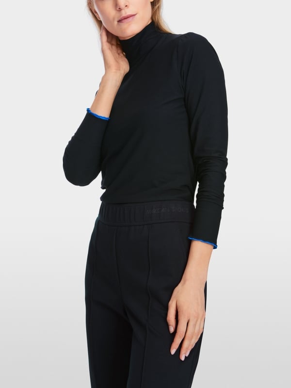 Marc Cain Longsleeve mit Turtle-Neck 50% Rabatt mit kostenlosem Versand