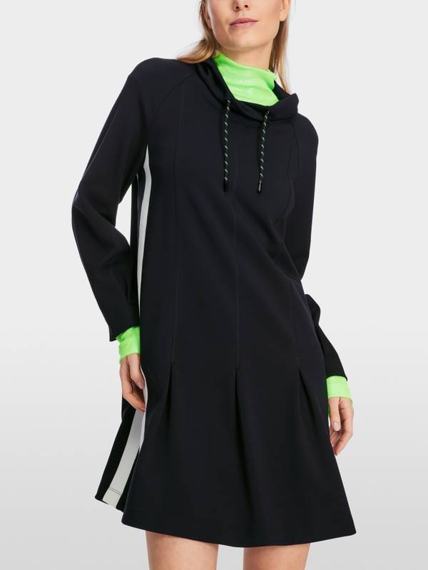 Marc Cain Kurzes Kleid mit Kellerfalten Clearance-Verkauf