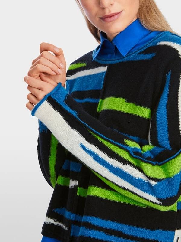 Marc Cain Oversized Sweater in Wolle/Kaschmir Im Verkauf