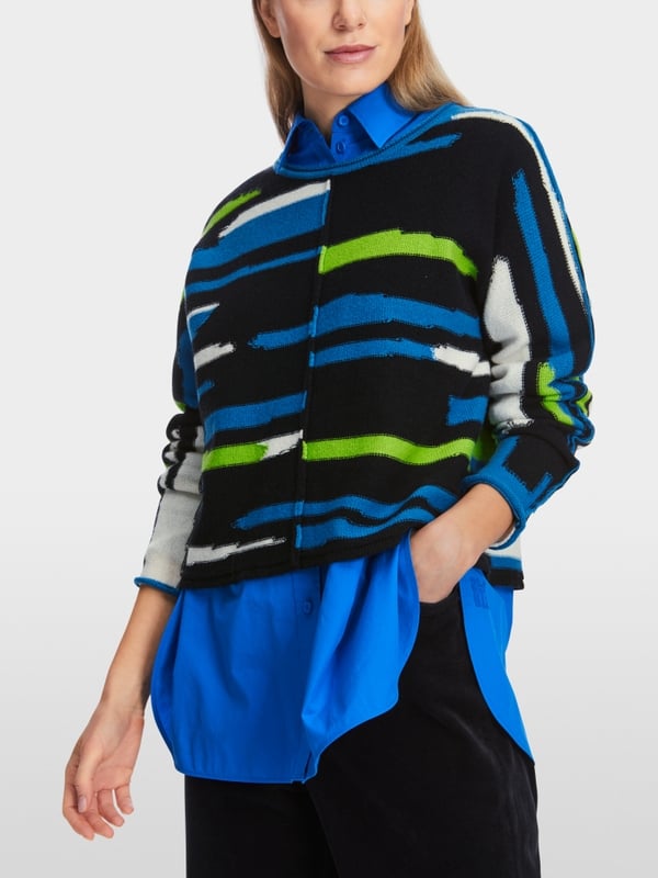 Marc Cain Oversized Sweater in Wolle/Kaschmir Im Verkauf