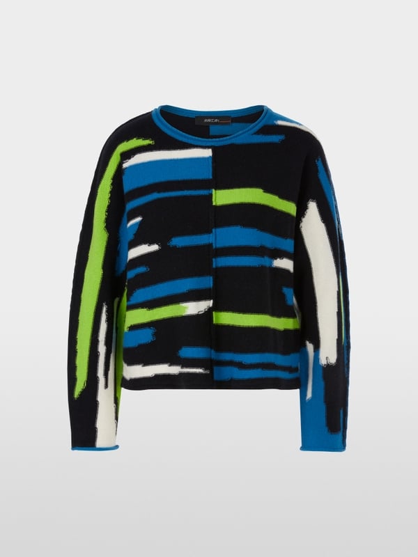 Marc Cain Oversized Sweater in Wolle/Kaschmir Im Verkauf
