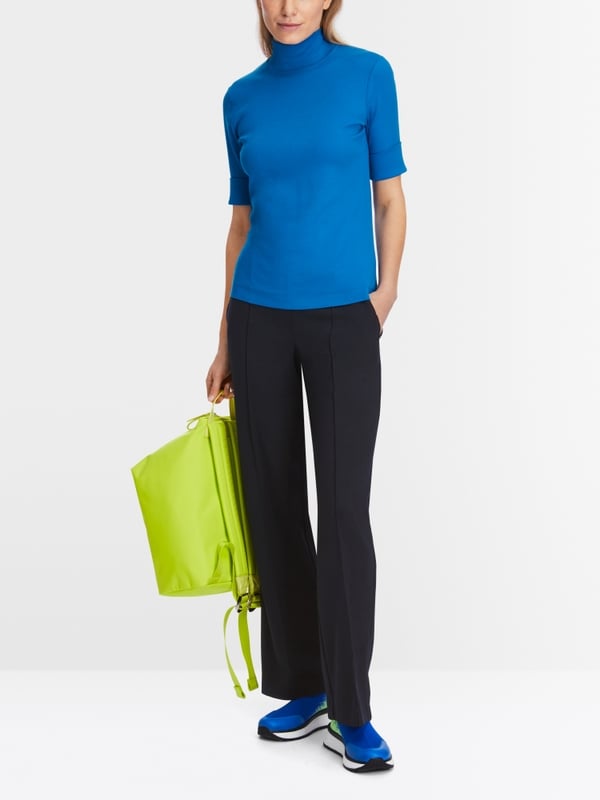 Marc Cain Kurzes T-Shirt mit Turtle-Neck Online