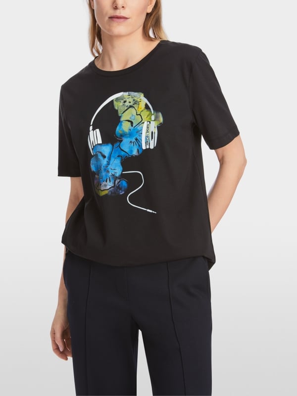 Marc Cain T-Shirt mit Print "Rethink Together" Hotsell