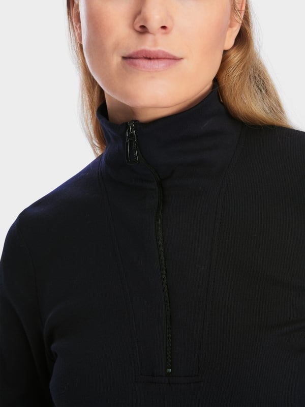 Marc Cain Longsleeve mit Zippverschluss Saisonschlussverkauf