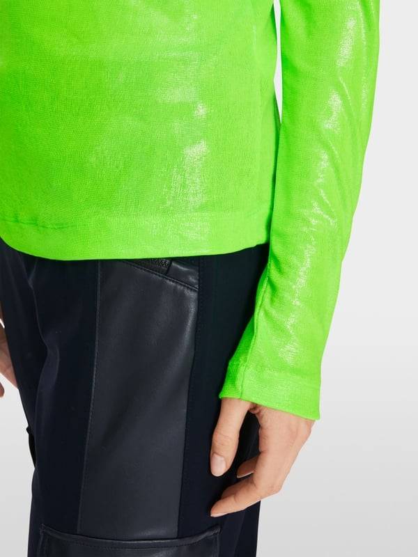 Marc Cain Longsleeve mit Glanz-Effekt Osterangebot