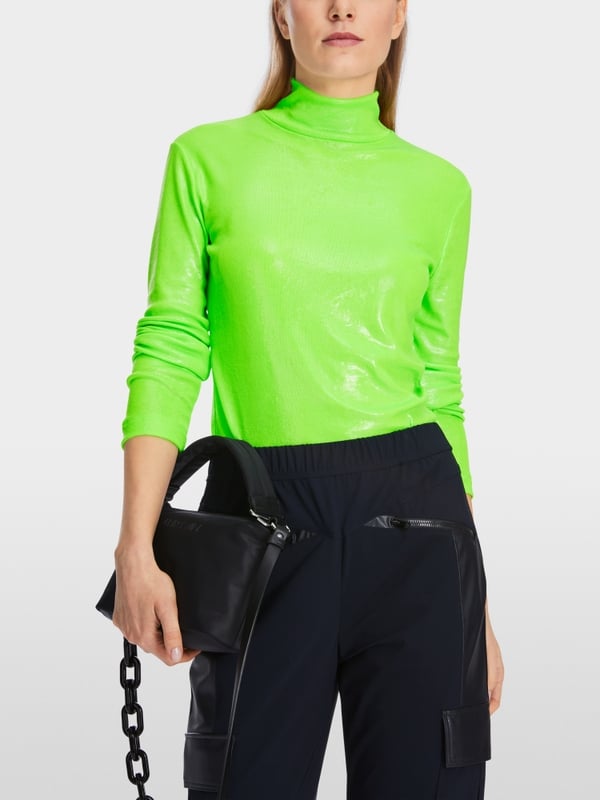 Marc Cain Longsleeve mit Glanz-Effekt Osterangebot