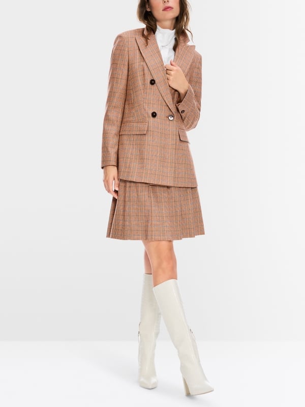 Marc Cain Blazer mit Mini-Pepita-Muster Tägliche Deals
