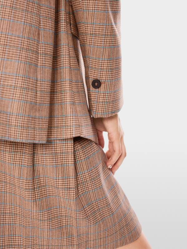 Marc Cain Blazer mit Mini-Pepita-Muster Tägliche Deals