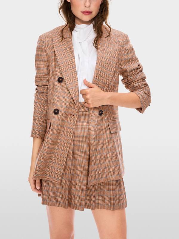 Marc Cain Blazer mit Mini-Pepita-Muster Tägliche Deals