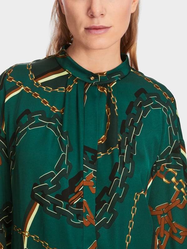 Marc Cain Bluse mit Ketten-Print Wochenangebot
