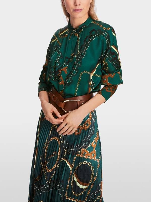 Marc Cain Bluse mit Ketten-Print Wochenangebot
