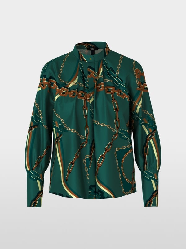 Marc Cain Bluse mit Ketten-Print Wochenangebot