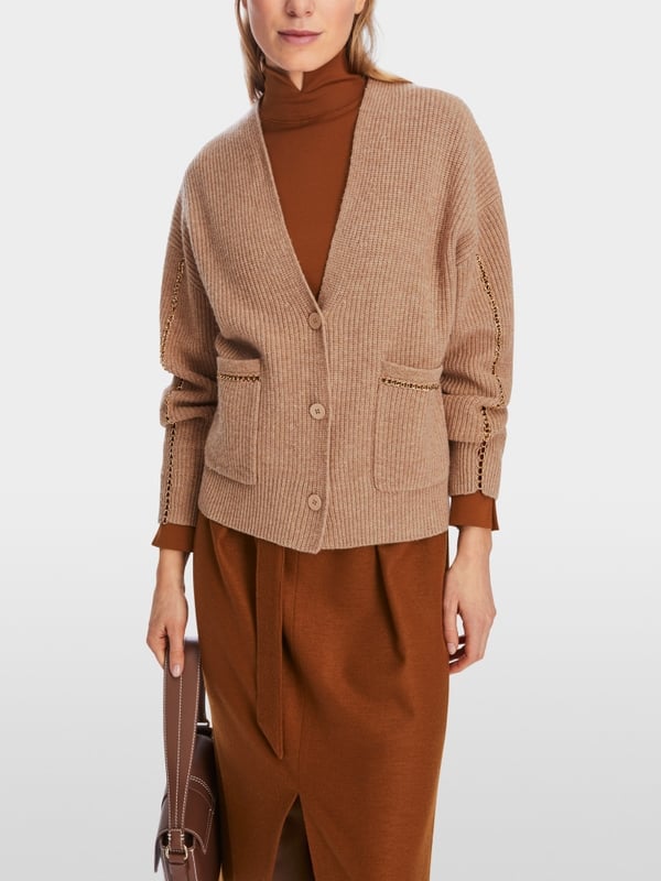 Marc Cain Rippstrick-Cardigan "Rethink Together" Bis zu 55% Rabatt