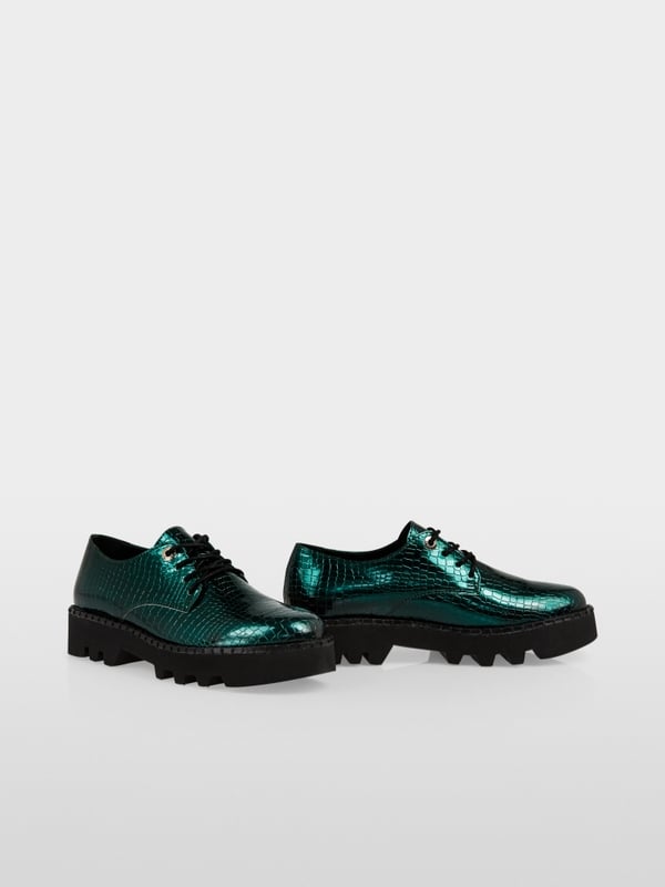 Marc Cain Halbschuh aus Fun Leather in Metallic Speichern exportieren