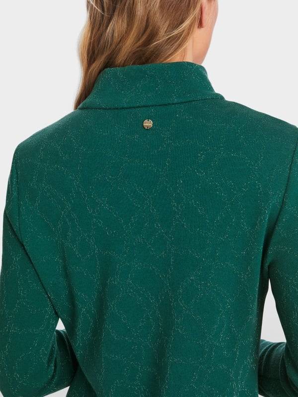 Marc Cain "Rethink Together" Kleid mit Lurex Kostenloser Versand
