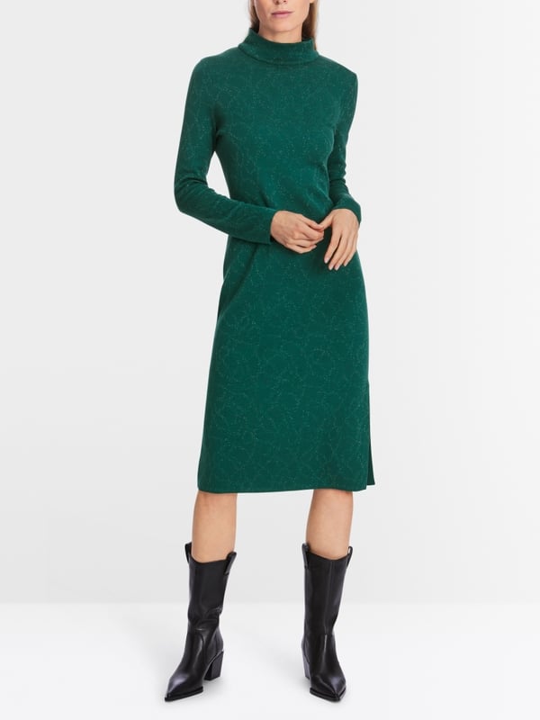 Marc Cain "Rethink Together" Kleid mit Lurex Kostenloser Versand
