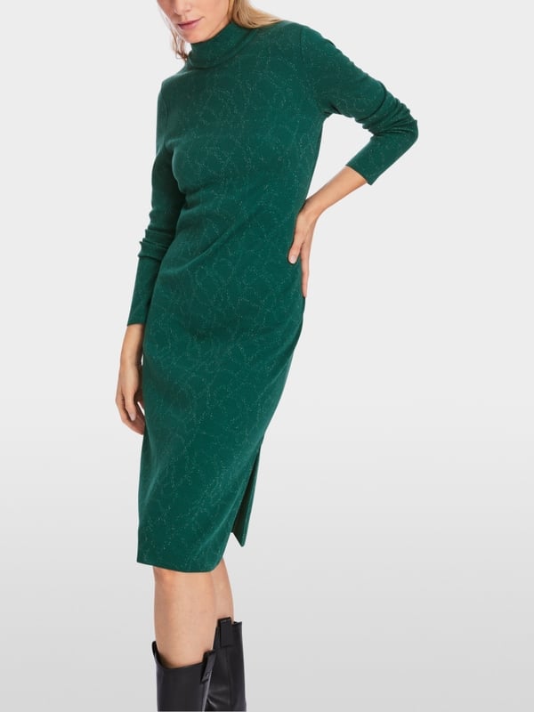 Marc Cain "Rethink Together" Kleid mit Lurex Kostenloser Versand