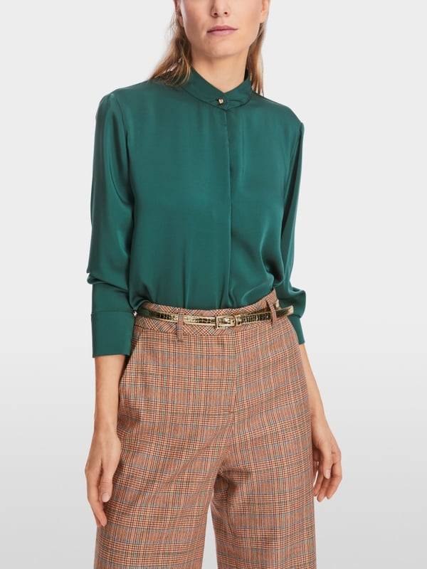 Marc Cain Bluse mit Stehkragen Begrenztes Angebot
