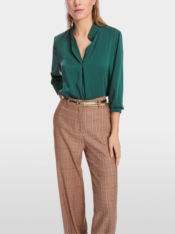 Marc Cain Bluse mit Stehkragen Begrenztes Angebot