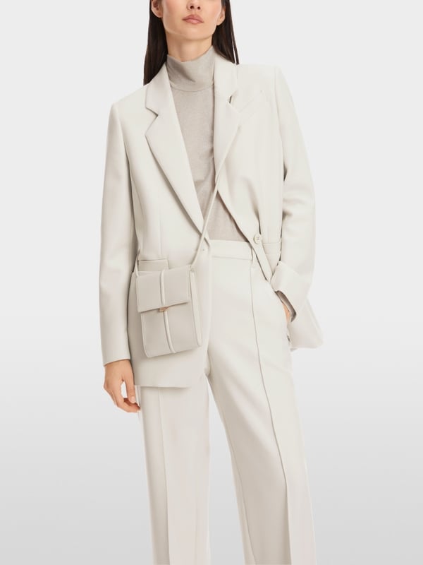 Marc Cain Körpernaher Blazer in Uni Kostenlose Rückgabe