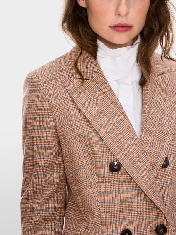 Marc Cain Blazer mit Mini-Pepita-Muster Letzter Tag
