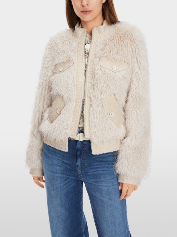Marc Cain Outdoorjacke in Fun Fur Hotsell