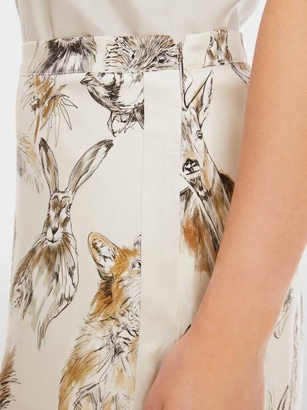 Marc Cain Langer Rock mit Tier-Print Meist gekauft