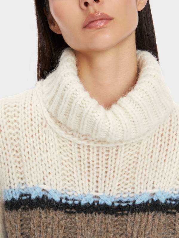 Marc Cain Sweater mit Streif - Knitted in Germany Osterangebot