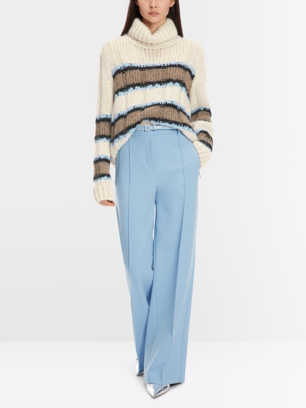 Marc Cain Sweater mit Streif - Knitted in Germany Osterangebot