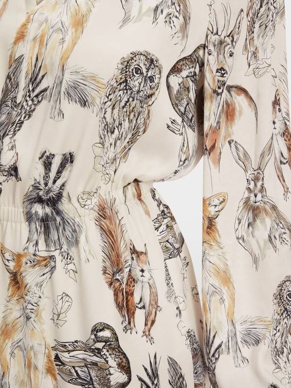 Marc Cain Tailliertes Minikleid mit Print VIP-Rabatte