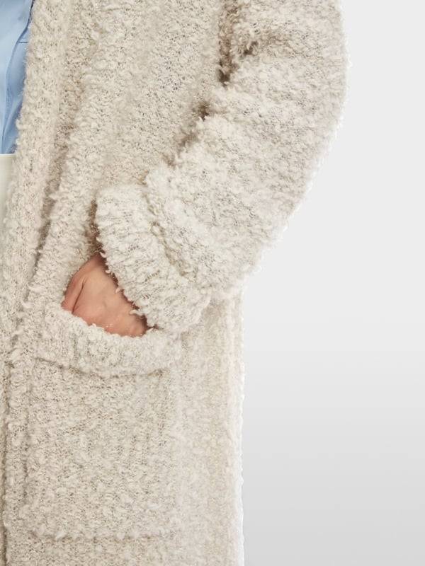 Marc Cain Cardigan in Bouclé Knitted in Germany Letzte 3 Tage