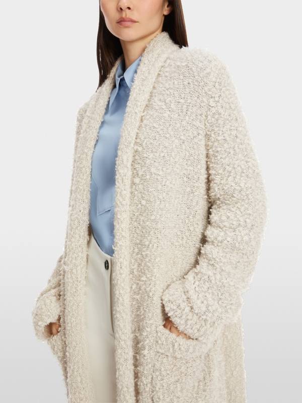 Marc Cain Cardigan in Bouclé Knitted in Germany Letzte 3 Tage