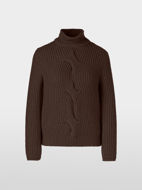 Marc Cain Sweater mit Zopf - Knitted in Germany Bis zu 50% Rabatt