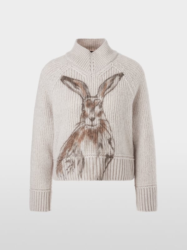 Marc Cain Kurzer Sweater Knitted in Germany Sonderangebot der Fabrik