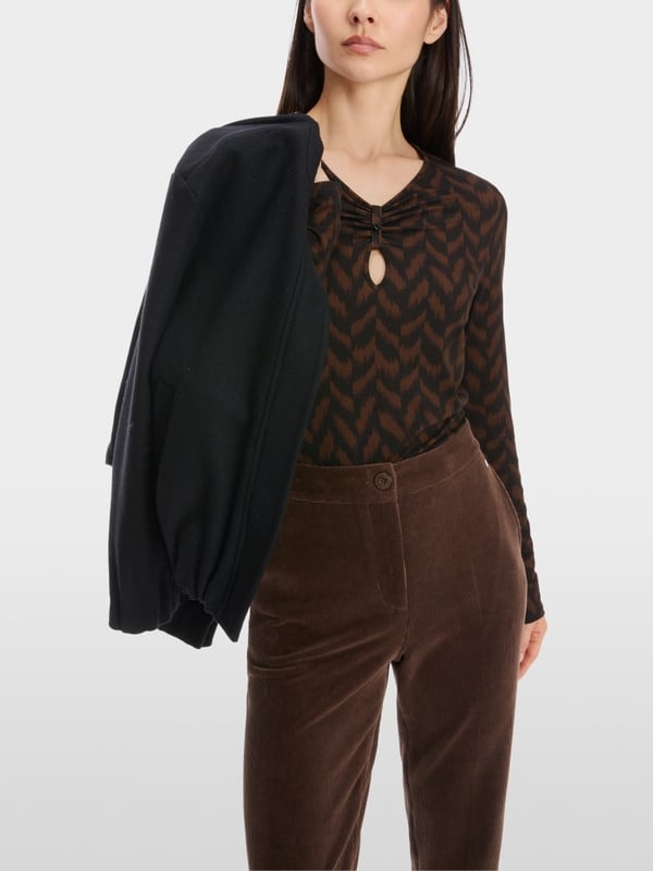 Marc Cain Longsleeve aus Viskosestretch Bis zu 55% Rabatt