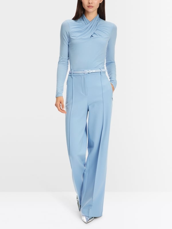 Marc Cain Longsleeve mit Wickeleffekt Fabrikladen