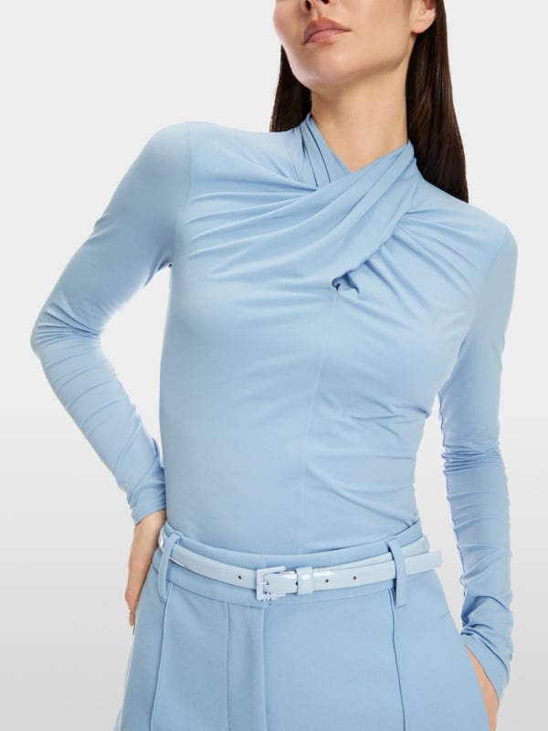 Marc Cain Longsleeve mit Wickeleffekt Fabrikladen