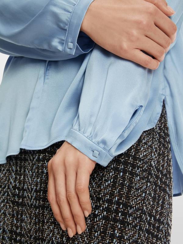 Marc Cain Elegante Bluse mit Volant zollfrei