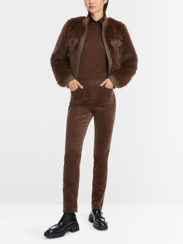 Marc Cain Modell SIENA - Schlupfhose aus Samt Schlussverkauf