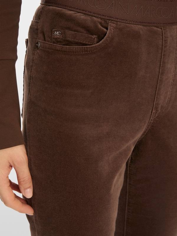 Marc Cain Modell SIENA - Schlupfhose aus Samt Schlussverkauf