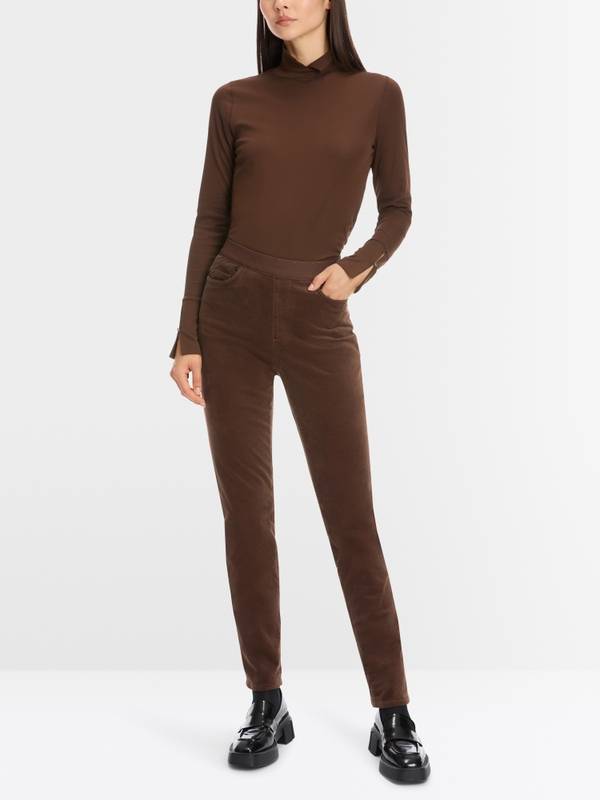 Marc Cain Modell SIENA - Schlupfhose aus Samt Schlussverkauf