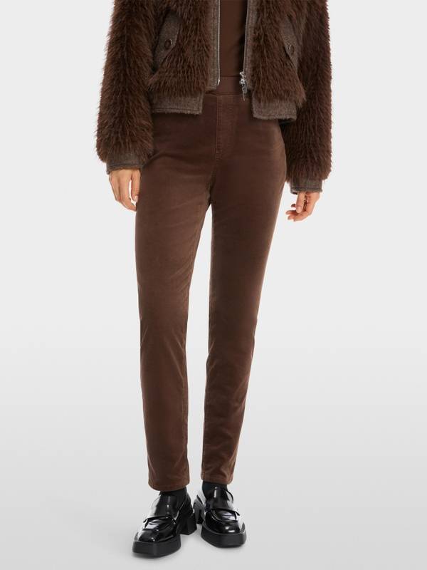 Marc Cain Modell SIENA - Schlupfhose aus Samt Schlussverkauf