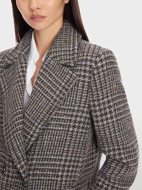 Marc Cain Langer Blazer-Mantel in Vintage-Karo Bestseller