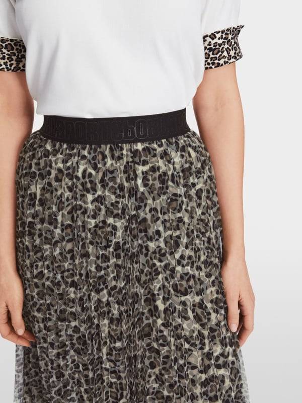 Marc Cain Tüllrock mit Leo-Print Wochenangebot